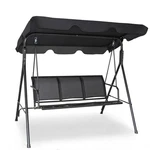 Outdoor Patio Swing Canopy 3 Person Chair Hammock Black. Fixed Price $139.99.