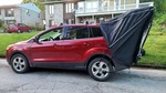 Hasika Suv Camping Tent Car Tailgate Shade Awning With Screen Net Waterproof 300. Fixed Price $65.00.