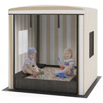 Kids Sandbox With Canopy, Outdoor Pit Oxford Cloth Cover, Mesh Door.... Fixed Price $207.65.