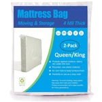 Transparent Mattress Covers, 4 Mil, Queen/king, 2 Pack. Fixed Price $37.59.