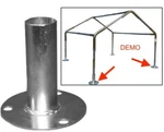 Canopy Foot Pads For 1-3/8" & 1-5/8" Carport Tent Shade Batting Cage Leg Poles. Fixed Price $26.67.