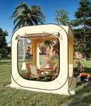 6X6 Ft Outdoor All Weather Pop Up Tent, 2-3 Person Instant Shelter. Fixed Price $72.99.