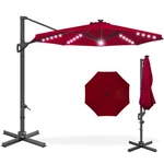 Best Choice Products 360-DEGREE Solar Led Cantilever Offset Umbrella Tilt 10FT. Fixed Price $169.99.