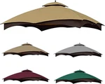 Beige Ripstop Replacement For Lowe's Allen Roth 10X12 Gazebo Model #GF-12S00. Fixed Price $108.99.