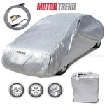 Motor Trend Waterproof Car Cover All Season Weather Fits Up 190" W/ Lock. Fixed Price $42.99.