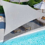 Coarbor Waterproof Sun Shade Sail 10'X13' Rectangle Canopy Cover For Patio. Fixed Price $74.51.