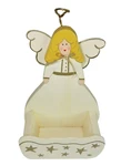 Angel Storage Shelf Container Planter Primitive Country Christmas Card Holder. Fixed Price $23.99.