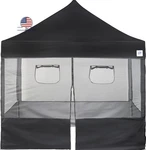 E-z Up SPFM104TCBK 10' Food Service Vendor Screen Wall Kit With Truss Clips. Fixed Price $174.99.