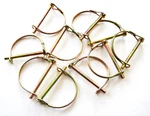 10PC 1/4" Gold Trailer Lock Pin, Round Heavy Duty Goliath Industrial RCPTC14. Fixed Price $15.99.