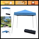 Impact Canopy 10' X Slant Leg Blue Sidewall. Fixed Price $118.99.