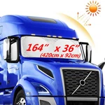 Semi Truck Front Windshield 4 Side Window Super Jumbo Visor.. Fixed Price $14.18.