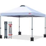 Pop-up Canopy Tent Alloy Steel 10X10 Water-resistant Uv Protection Camping. Fixed Price $259.98.