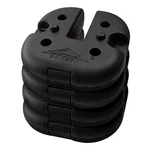 Caravan Canopy Rubber 6 Pound Cement Weight Plates, Set Of 4 (used). Fixed Price $29.95.