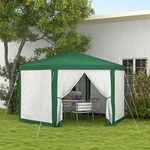 Outsunny Patio Gazebo Netting Canopy Garden Party Tent Steel Outdoor. Fixed Price $89.99.