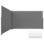 Retractable Side Awning 71''X 236'' Patio Screen Fence Divider Fencing. Fixed Price $153.89.