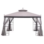 Sunjoy Canopy For Parlay Gazebo (10X12 Ft) L-GZ288PST-4H At Amazon A111001500. Fixed Price $120.00.
