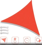 Yescom 25FT Triangle Sun Shade Sail Canopy Uv Block Commercial Carpark - Orange. Fixed Price $47.68.