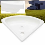 Rv Caravan White Triangular Sink Basin Bathroom Abs Corner Wall Mounted New. Fixed Price $53.25.