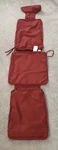 Four Sunbrella Westminster Chaise Patio Lounger Cushion Cover Clay Red Outdoors. Fixed Price $299.99.