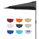 Abccanopy 9FT - Outdoor Half Umbrellas For Patio, Backyard, Ga.... Fixed Price $75.00.