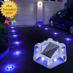 Solar Dock Driveway Deck Lights, 12-PACK Waterproof Outdoor Led Aluminum. Fixed Price $119.64.
