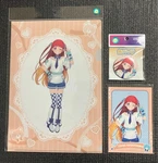 Gridman Universe White Girlie Chise Asukawa 3 Pc Set C/clear File + Button Ptc. Fixed Price $36.00.