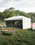 10'X 20' Pop Up Canopy Tent With 210 Oxford Fabric, Portable Instant Commer.... Fixed Price $373.66.