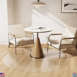 Premium Clear Plastic Floor Mat 4FT Round Non-slip Waterproof Protector. Fixed Price $69.98.