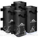 Illuminew 4 Pack Canopy Water Weight Bag, 220 Lbs Compact, Black 25L. Fixed Price $70.45.