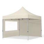 Toolport 10X10 Ft Pop Up Canopy Portable Gazebo Event Tent 2 Walls Alu Cream. Fixed Price $239.00.