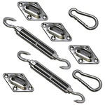 M6 Hardware Installation Kit For Square Rectangle Sun Shade Sail Cover Stainless. Fixed Price $9.97.