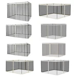 Universal Gazebo Adjustable Replacement Mesh Netting Black Solid. Fixed Price $53.97.