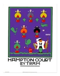 Vibrant Hampton Court Poster Wall Art - Unique Garden Design. Fixed Price $19.99.