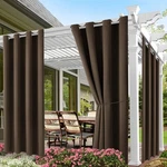 Outdoor Indoor Curtains For Patio Weather-resistant Window Panels Privacy Pro.... Fixed Price $74.73.