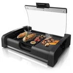 1200W IN1 Grill Griddle Plates Smokeless Indoor Electric W/cover. Fixed Price $53.99.