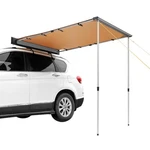 6.6X8.2FT Roof Rack Pull-out Sun Shade Coverage, Khaki Car Awning. Fixed Price $182.50.