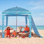 6' Beach Cabana Tent Sun Shelter Upf 50+ Easy Setup Cool Canopy. Fixed Price $108.99.