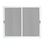 Unique Home Des. 96" X 80" White Sliding Ultimate Security Patio Screen (endcap). Fixed Price $1200.00.