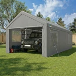 Carport 10'X20' Heavy Duty Portable Garage, 2.0 Powder Coated Frame(better Than. Fixed Price $554.99.
