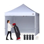Abccanopy Easy Pop Up Tent With Sidewalls 10X10 Commercial -series, Wh.... Fixed Price $233.06.