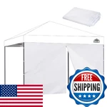 Flagly 10X10 Pop Up Canopy Sidewall - 300D Waterproof Attachable Tent Wall,. Fixed Price $34.35.