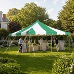 Weekender Pole Tent 20X20 Green Canopy Event Wedding Party Backyard Gazebo. Fixed Price $499.99.