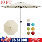 Garden Patio Umbrella 10FT Outdoor Market Table Canopy W/ Push Button Tilt,crank. Fixed Price $48.99.