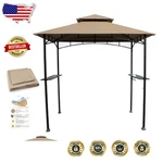 Aldi Grill Gazebo Canopy Beige Upf 50+ Water Resistant Replacement Top. Fixed Price $117.99.