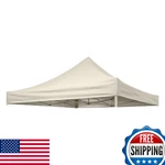 Rinling 10X10FT Pop Up Canopy Replacement Top Pavilion Patio Garden Beige. Fixed Price $73.82.