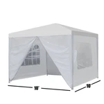 10"X10" Canopy Party Wedding Gazebo W/ 4 Sides Wall Canopies Market Tents. Fixed Price $56.19.