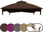 10X12 Replacement Canopy Top For Lowe's Allen Roth Gazebo #GF-12S004B-1,DOUBLE. Fixed Price $127.21.