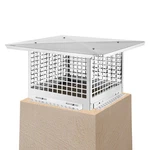 Chimney Fireplace Flue Caps 8''-17'' X 29'' 304 Stainless Steel. Fixed Price $51.99.