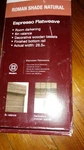 Home Decorators Roman Shade Espresso Flatweave Bamboo 27 X 72. Fixed Price $49.99.