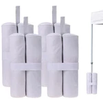 Moocy White Sand Bags (120LBS) For Pop-up Canopy Tent, 1680D Heavy 4PCS. Fixed Price $35.94.